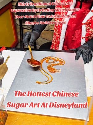 They Are Back! The hottest seller at Lunar New Year Featival Inside Disneyland: chinese Sugar Art Creations. The booth is across from Matters junkyard Jamboree, near carsland entrance inside DCA. Now they added several animals, the dinosaur is the most interesting, I saw someone get.  The snake is a must for the year of the snake. They are also selling Tanghulu for $7 Two for $12 Tanghulu is the must try food for me anywhere I go. It is skewered fresh fruits covered in melted sugar.  It is crispy, mouthwatering and Delightful.  I'm glad they tried making this. I wish they had hawthorn fruit, that would really make my day! Comment below which ones you got. Lunar New year at Disneyland is Jan 17- Feb16. Like and save this post, send to someone who needs! Follow @magicalsoulfoodie for more Disneyland News and Magical Finds. #disneyparks #foodatdisneyland #disneylandfoodie #magicalsoulfoodie #disneyland #disneyladnews   #disneyblog  #disneylandblog  #disney  #disneynews #disneylandmagickey  #disneylandtips  #disneyparks #magickey #wdw #waltdisneyworld  #disneylandmerch #disneymerch #disneystore #dipandsavorpass #lunarnewyear #disneylandlunarnewyear #chinesenewyear  #disneylandfood #abc7eyewitness #sugarart #chinesesugarart #magicalfood #tanghulu @Disney Parks 