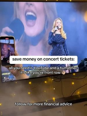 front row concert experience, in the comfort of your own home 😅 follow for more concert tips 😂 #adeleinmunich #adeleresidency #adelelive #concerttips #helloitsme #adeleaccess @Adele Access 