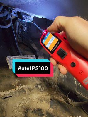 Testing AUTEL's PS100 electrical diagnostic probe! #fyp #foryou #toolreview #tools #mechanic #aaronsgarage 