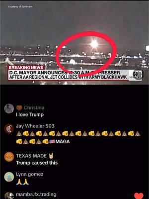 Tonight ABC reported that a black hawk helicopter collided with a an American Airlines commercial flight This is very Suspicious ? Watch the video Why would a black hawk helicopter purposely fly directly into an American Airlines airplane?  Why would somebody be flying a training flight close to Reagan airport that is not the norm this is one of the most protected airports and It Makes you wonder who the army is training? and if there are spies within it.  take note that the Blackhawk helicopter acknowledges that they see the American Airlines plane and they are directed to come in behind it not to collide into the back of it watch the video all the credit for this video belongs to ABC. I take no credit for the video. I am just showing my fellow TikTokers what happened. My heart goes out to All the families of the victims on the Aircraft. I am so very sorry for your loss. I am praying for any survivors that they can find. American Airlines flight and a Blackhawk helicopter collide over Reagan Airport 150 feet off of landing strip. All aircraft are in the water of the Potomac river no survivors at this point please pray for survivors. #God#God #bet#With #Usa#prayerse#AmericanAirlinesa#BlackHawkHelicoptera#ReaganinternationalAirporta#ReaganAirporta#BlackHawkCrashs#WashingtonDCt#PotamacRiverr#Survivorsa#Tragica#Tragedys#Suspiciousm#CommercialFlighta#Crashr#AirplaneCrashd#GodBlesse#TheFamilies #ofe#thec#Victimst#WitchitaKansasr#DirectFlightd#Sada#Heartbreakinga#TrainingFlightn#Goneo#Wrongs#Suspiciousm#KimberlyKurvesT#SoTragica#Heartbreaking