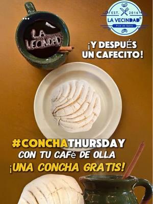 Nada mejor que empezar tu día con nuestro delicioso café de olla! Y los jueves es aún mejor, porque con tu café te regalamos una concha. ☕️✨  📍 @lavecindadlv  #ConchaThursday #cafedeolla #pandulce #lasvegas #cafe #mexicanfood #mexicancoffee #mexicanrestaurant #asvegastiktok #foodtiktok #cafetiktok #coffeetiktok #restauranttiktok #lavecindadtiktok @La Vecindad® Cantina @Vanessa Barreat 