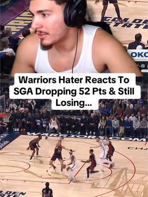 SGA Carried OKC Just To Lose… #fyp #NBA #nbahighlights #sga #shai #shaigilgeousalexander #okcthunder #goldenstatewarriors #warriors #warriorshater #warriorsvsthunder #funny #basketball #reaction #dandaman 