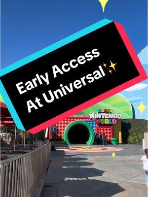 ✨Universal Studios ✨ #earlyaccess #universalstudios #universal #themepark #marioworld #mariobros 