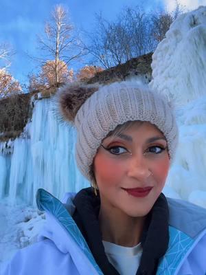 BEYOND GRATEFUL & BLESSED! 🥰 Yes! This is a frozen waterfall!  What a beauty! 🫶🏼  #fyp #foryou #foryoupage #frozen #waterfall #minehahafalls #minnessota #TiktokPartner #CasaTikTok #tiktokcreators #boricuasbelike🤪💯💥🇵🇷 #latinos #sexylatina #boricuas #tattooedwomen #standupcomedy #funny #funnyvideos   #creatorsearchinsights 