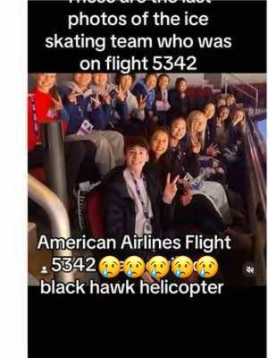 #flight5342 #fyp #americanairlines       A massive search operation is underway after a passenger aircraft carrying 64 people collided midair with a US Army Black Hawk helicopter with three soldiers on board near Reagan National Airport outside of Washington, DC, according to aviation and defense officials. About 300 first responders are searching the freezing Potomac River, where the aircraft crashed, the DC fire chief said. • Fatalities have been confirmed and rescuers have not yet pulled any survivors from the water, a law enforcement source said. The source says American Airlines Flight 5342 is in pieces in the water and the helicopter is in the water nearby. The airport will be closed until at least 11 a.m. ET Thursday, airport officials said.