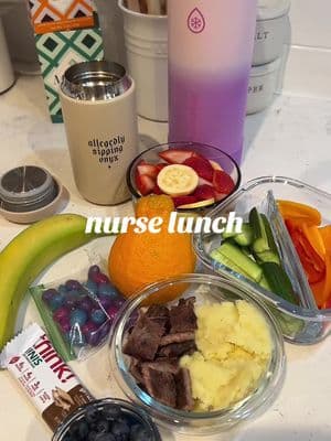 shift 2/2✅ #nursesoftiktok #nurselife #nursetok #lunchbag #foodiemama #healthy #nurselunch #nurse #packmylunch #latina 