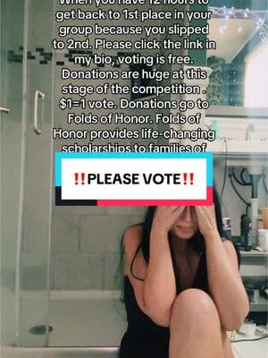 ‼️Alright guys, I’m currently in 2nd…‼️ 🚨In order for me to advance to the final round of public voting, and then Nashville, I need to be in 1st place by 10 pm.🚨 Please, get everyone you know to hit that free vote today 🥹 Donations are HUGE at this stage of the competition. I don’t like asking for donations, I will say  the donations go to a phenomenal organization, Folds of Honor. Folds of Honor provides life-changing scholarships to families of disabled military, first responders, and Americaʼs fallen. As someone who has the upmost respect for our military & first responders, I love that we are helping them all while still getting me through to the next round.  I’m still confident 😊 No matter what, I’m proud of myself, and I’m so entirely grateful to all of you who have voted, I’ve seen every single name. I will never forget how incredibly supportive you all have been, voting daily, sharing my posts, Thank you  all so much! 🥹 #barboss       #barbosscompetition   #bartender   #linkinbio   #voteforme   #rochesterny   #foldsofhonor   