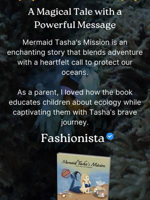 Over the moon about this review for Mermaid Tasha's Mission! 🌊🧜‍♀️ Thank you for diving into Tasha's world of adventure and magic! #booksforkids #mermaidtasha #mermaidbooks #childrensbooktok #oceanbooks #childrensbookauthor