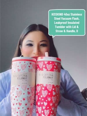 Cups#kisskind40ozleakprooftumble #kisskind #stainlesssteel #vaccumflask #leakproof #tumblerwithstraw #tumblerwithlid #drinkingcups #forhome,office,schooluse#TikTokShop #giftingideas #gift #heartprints #nirumc3 #fyp #foryoupage #valentinesdaygift #ValentinesDay fyp#foryoupage #viralvideo #viraltiktok #tiktokusa #😘😘😘 #thankyouallforthesupport 