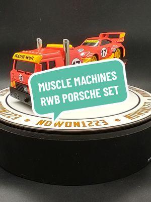 Muscle Machines team transport Porsche RWB looks amazing! I know Muscle Machines aint everyones fave but man I love these and never gonna stop!  great set and on aale for less than 6! #showcase #diecastdaily #diecast #musclemachines 