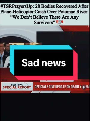 #breakingnews #liveslost #sadnews #trump #faa #tsa #americanairlines #americanairlinescrash #potomicrivercrash #nosurvivors #prayersup 