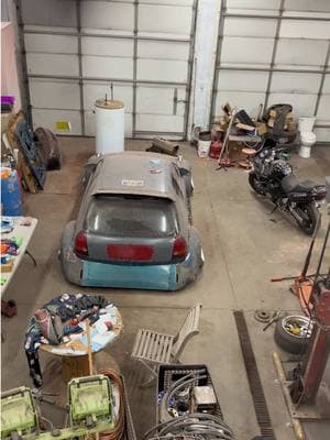 Shop update, -108 offset, ek36, upperdeck  #carpentry #garage #civic #honda #shopupdate 