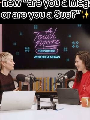 everybody go watch the new a touch more episode🥰 #suebird #meganrapinoe #atouchmore #podcast #wlw #wlwcouple #lesbians #lgbt #lgbtq #fyp 