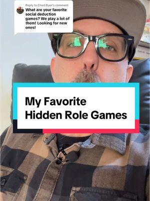 Replying to @Chad Dyer I love hidden role games! There’s a lot that I can recommend, but these are the ones I probably play the most. #boardgames #games #GameNight #tabletop #tabletopgames #hidden #socialdeductiongame 