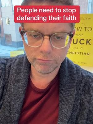 People need to stop defending their faith #faith #defense #bible #apologetics #interfaith #ecumenical #religion #religiontiktok #apologeticstiktok #defendingthefaith #defendingyourfaith #theodicy #lordliarorlunatic #cslewis #theology #deconstruction #deconstructiontiktok #religiousbeliefs #exvangelical #progressiveclergy #progressivechristian #progressivechristianity 