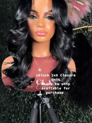 2x6 18 inch Closure Unit Available For Purchase  SIZE SMALL / MEDIUM  Made by HERCLASSYHAIR.  3 (18) inch Raw Indonesian Bundles  2x6 HD LACE CLOSURE  DYED JET BLACK  YOU CAN PREORDER UNDER BELLA  Buy Now , Pay Later Available 💳 Purchase under READY TO SHIP UNITS Shop HerClassyHair @www.herclassyhair.com • • • • #gluelesswigs #gluelesswigmaker #batonrougewigmaker #closurewig #wiginstall #wigmaker #lacewigs #wiginstall #hdlace #lacewigs #batonrougehairstylist #batonrougestylist #gluelesswig  #houstonwigmaker #dallaswigmaker #fortworthwigmaker #texaswigmaker #dallaswigs 