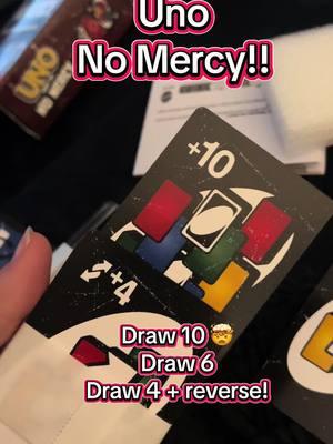 This game is so much fun!! #unonomercy #uno #nomercy #game #GameNight #fyp #TikTokShop #games #cardgames #tiktokshoploveatfirstfind #tiktokshopjumpstart #unocardgame 