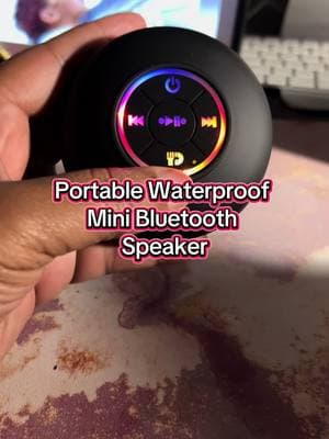 Waterproof Bluetooth Speaker 🔈 #waterproofspeaker #bluetoothspeakers #under10dollars #bathroom #homefind #officefind 