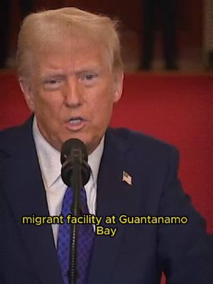 Trump plans to build a mass detention camp for deportees at Guantánamo Bay #guantanamo #53days #donaldtrump #fyp