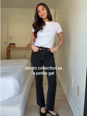 denim collection👖 everything will be linked in my bio #denimcollection #petitejeans #petitefashion #reformation #agjeans #motherdenim #joesjeans #sezane #madewelljeans #citizensofhumanityjeans #7forallmankind #ragandbonejeans 