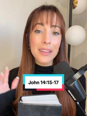 VOTD! John 14:15-17 🖤 #thejesuschallenge #christiantiktok #jesusisking #godsword #holyspirit #biblestudy #seekjesus #godspower 