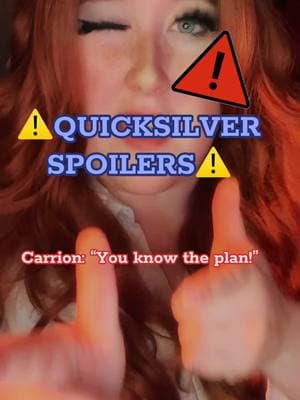 ⚠️QUICKSILVER SPOILERS! DONT WATCH IF YOU HAVENT READ IT🩵⚠️  Carrion Swift owns my heart🤣♥️  #BookTok #quicksilver #carrionswift #genderbend #quicksilvercosplay #carrionswiftcosplay #cosplay #kingfisher #saerisfane #faeandalchemy #calliehart 