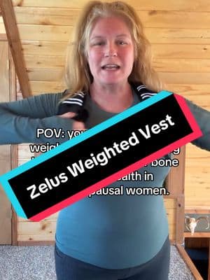 Have you looked into the weighted vests yet and their benefits? Such a great wellness trend to jump on! (I started out with the 8 lb) #zelusweightedvest #zelus #dustybootsandbalance #over40fitness #lowimpactworkout #balance 