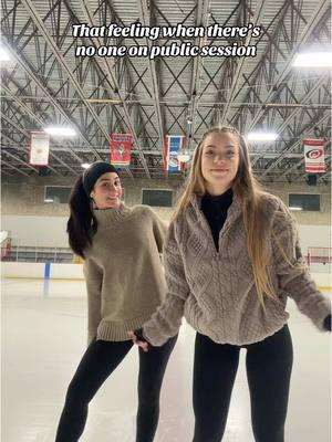 We love empty ice🥰 @MIA | miami  #figureskating #IceSkating #practiceoutfit #sport #skatingtricks #iceskatingtiktok 