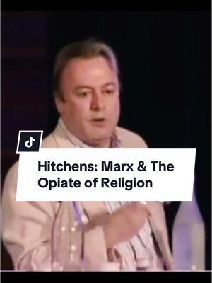 Hitchens: Marx & The Opiate of Religion #short #christopherhitchens #hitchens #karlmarx #marx #opiate #religion #christian #christiantiktok #christianity #atheist #atheism #atheisttiktok 