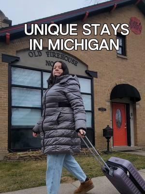 Take a unique getaway and stay in the historic Firehouse No. 6 with @DreamStay  🚒 Built in 1924, this home has all the essentials, including some extra touches like an arcade and outdoor fire pit!  There are 4 bedrooms so it's great for family travel. It's located in Muskegon's Lakeside Neighborhood, a short 2 mile drive to Pere Marquette Beach and more. #muskegonmichigan #historicmichigan #historichome #vacationrental #wintergetaway 