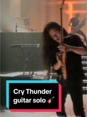 Cry Thunder guitar solo from the #DragonForce album The Power Within 🎸  Have you seen this solo performed live?  #ThePowerWithin #powermetal #guitarsolo #guitarist @DragonForce 