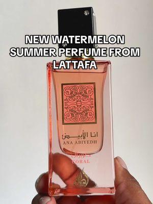 🍉🏝️ Lattafa is officially the GOAT when it comes to affordable Arab perfumes. Ana Abiyedh Coral is the best fruity watermelon perfume I have put my nose to, they did their big one 💗 #arabperfume #lattafa #affordableperfume #watermelon #perfume #fragrance #perfumetok #perfumetiktok 