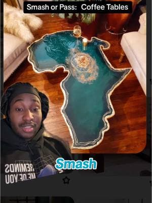 Replying to @Ashley Michelle did you see Africa tho!!??? #interiordesigner #interiordesign #tables #smashorpass 