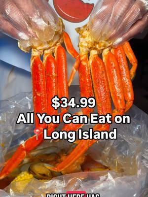 All You Can Eat Sushi & Seafood Boil🔥 @cinnabar_ny on Long Island just launched their all-you-can-eat special for $34.99 per person and it’s packed with options! You can enjoy sushi, hibachi, fried rice, lo mein, appetizers & so much more 😋 You can also upgrade the ayce package and get the seafood boil for just $19.99 per person 🦀🦞 The ambiance is sleek and spacious, with caged seating with moody red am& bleach theme, making it perfect for a date night, family outing, or birthday celebration 🎉 💰 $34.99 AYCE | +$19.99 Seafood Boil Add-On 📍 Cinnabar NY | 45 Carmans Rd, Massapequa, NY 11758  #fyp #foryou #ayce #sushi #seafoodboil #FoodTok #fooddeals #asianfood #hiddengem #FoodTok #longisland #longislandfood #longislandeats #wheretoeatlongisland #longislandny #cheapeats #longislandrestaurants 