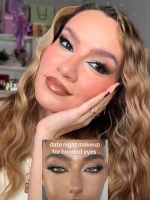 Date night look for hooded eyes✨ @makeupbymario Ethereal eyes moonlight palette @urban decay space cowboy eyeshadow  #datenightmakeup #makeuptutorial #eyeshadowtutorial #hoodedeyesmakeup #hoodedeyesmakeup 