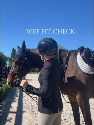 Dressed to the nines in @arion.sellier @delacoeur_ @oncourseconsignment @Harcour Equestrian @harcourofficial and @Barbara Garbell_Kask #equestrian #wef #showjumping #horse #horseshow #charlesancona #fitcheck 