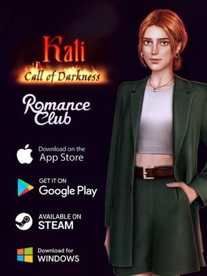 A Criminologist and an Indologist are thrown together to solve an unusual case in the heart of Kolkata. Will the relationship bloom into something more? Or will the forces in the city keep you apart? Download #RomanceClub now and play Kali: Call of Darkness! #visualnovel #mobilegame #pcgaming #booktokfyp #BookTok #interactivefiction