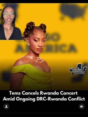 TEMS!!! No concert for gciders! 🚫 what a Queen!👸🏾 #accountability #justice #globalsolidarity #freecongo #tems #music #afrobeats #fypシ #justice #together #entertainmentnews #viralvideo #wizkid 