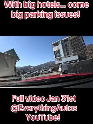 With big hotels… come BIG parking issues! #gatlinburgtennessee #everythingautos #gatlinburg #tennessee #xyzbca #fyp #towingtiktok #pigeonforgetennessee #illegalparking 