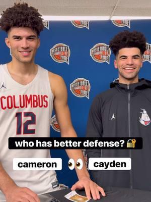 so who IS the better defender, @Cameron Boozer or @Drip-Fil-Aye? we’ll let y’all decide 👀😅 #NBAFutureStartsNow #CameronBoozer #CaydenBoozer #BoozerTwins #twins 