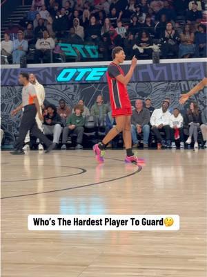 Who’s the hardest player to guard?? #meleekthomas #ajdybantsa #basketball #jalilbethea #chriscenac #kiyananthony #NBA #hoops #ballislife #hooper #shifty #dunk #ncaabasketball #hsbasketball #eybl #espn