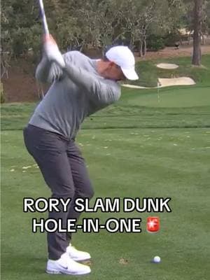 IT NEVER TOUCHED GRASS 🤯🤯 #rorymcilroy #golf #holeinone #attpebblebeachproam #PGATOUR 