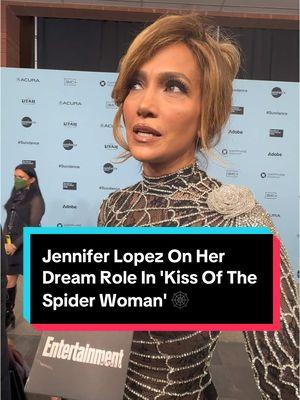 #JenniferLopez has been waiting for this one 💛  She shares how she felt born to play this role in #KissOfTheSpiderWoman 🕸️ #Sundance #JLo #Filmtok 