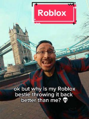 not my Roblox avatar stealing my shine 😖#TikTokLIVEGamingPartner #freshbrownie  #london #roblox #tiktokpartner @SamsungUS @HECT!C 