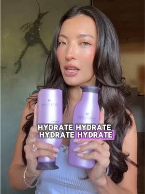 Hydrate, Hydrate, Hydrate 👏🏼 The best shampoo & conditioner for dry hair 💜 #pureology #thepurplebottle #hairgoals #hairtok #BeautyTok 