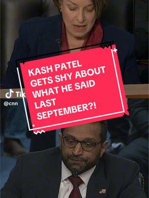 Why can’t these people ever answer a question?! #confirmation #hearing #kash #patel #trump #senate #klobuchar #politics #fbi #lying #truth #fyp 