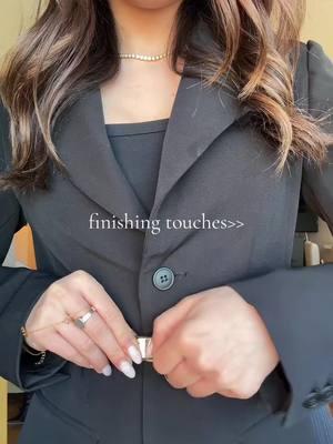 Not the toothpaste on my jacket omfg ignore #finishingtouches #ilovebeingawoman #perfume #jewelrytour #heavenmayhem #earrings #classyoutfit #perfumetok #lipgloss #lipcombo #fy #nyc #OOTD #blazer #brunette #uppereastside #gossipgirl