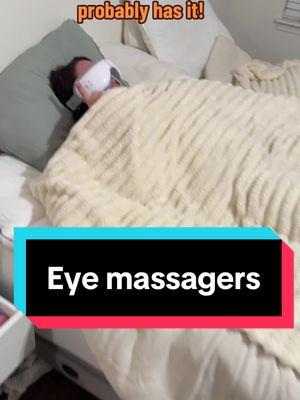 The benefits of eye massagers that play music, massage and vibrate.. it AMAZING!! #massager #eyemassager #giftforher #giftforhim #heatedmassager 