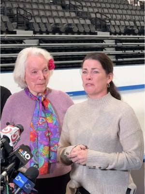 Nancy Kerrigan visits the Skating Club of Boston after the loss of two coaches, two young skaters and their mothers who were part of the club in a plane crash in DC.  @Bianca Beltran #nbc10boston #massachusetts #washingtondc #skating #athlete #plane #helicopter #news #video #fyp 