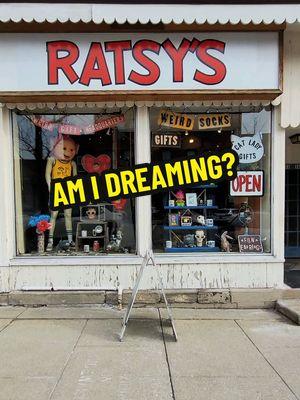 Treat yourself to some FUN!!! Available at: Ratsy's Store  Nothing you need... Everything you want.  27 S. Main Street Oberlin, Ohio Hours: Wed-Sat 12-6  Most Sundays 12-3 Other days by chance Or check out our website: www.ratsy.com to sign up for our email newsletter.♥️ #weirdgifts #oddities #curiosities #catlady #catladygifts  #loraincounty #giftstore #vintagestore #vintage  #vintagestyle #ratsys #ratsysstore #oberlin #oberlinoh #oberlincollege #oberlinohio #ohio #ohiofindithere #ohiocheck 